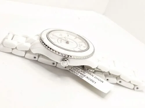 Christian Dior VIII White Ceramic Swiss Automatic Watch DeWitt s Diamond Gold Exchange